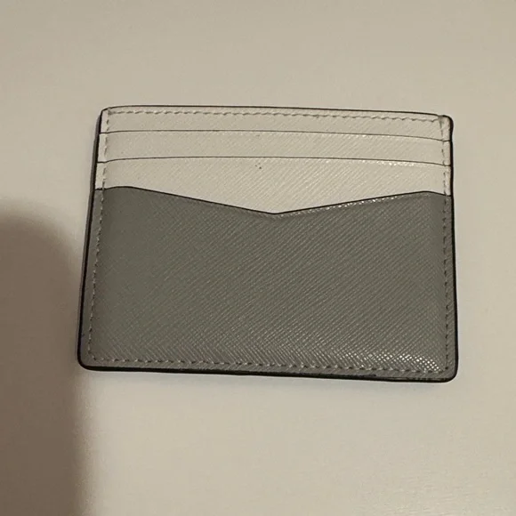 Kate Spade Gray and Cream Card Holder - Picture 3 of 4